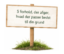 5 forhold skilt
