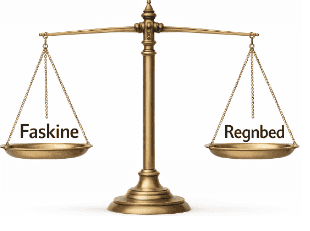 Faskine eller regnbed